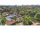 Aerial view showing community pool and surrounding area at 759 N Jefferson Ave # 759, Sarasota, FL 34237