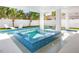 Close-up view of a refreshing pool and spa at 792 Jacaranda Rd, Anna Maria, FL 34216