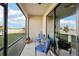 Relaxing screened porch overlooking a lake at 15135 Sunny Day Dr, Bradenton, FL 34211