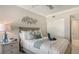 Comfortable bedroom features stylish decor, neutral colors, and a cozy ambiance at 2105 Gulf Of Mexico Dr # 3303, Longboat Key, FL 34228