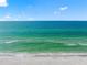 Expansive aerial view of tranquil beach and ocean at 3070 Grand Bay Blvd # 612, Longboat Key, FL 34228