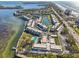 Aerial view of the community and surrounding area at 4440 Exeter Dr # N304, Longboat Key, FL 34228