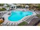 Resort-style pool with ample lounge chairs at 4727 Motta Ct, Bradenton, FL 34211