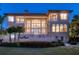 Oceanfront home with lighted facade at 507 Casey Key Rd, Nokomis, FL 34275