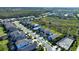 Aerial view of a residential neighborhood at 8290 Velda Trl, Sarasota, FL 34241