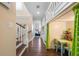 Bright hallway with hardwood floors and built in bunks at 116 50Th St, Holmes Beach, FL 34217