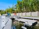 Private dock with ramp access for kayaks and paddleboards at 1709 N Tamiami Trl # A421, Sarasota, FL 34234