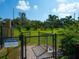 Fenced dog park with access gate for residents only at 1709 N Tamiami Trl # A421, Sarasota, FL 34234