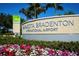 Sarasota Bradenton International Airport sign at 3826 Rilma Ave, Sarasota, FL 34234