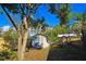 Backyard with shed and wooden fence at 3826 Rilma Ave, Sarasota, FL 34234
