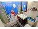 Clean bathroom with a white sink and vanity at 3826 Rilma Ave, Sarasota, FL 34234