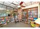 Well-equipped community library with ample bookshelves at 4430 Exeter Dr # M108, Longboat Key, FL 34228