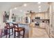 Modern kitchen with stainless steel appliances and an island at 4938 Hubner Cir, Sarasota, FL 34241
