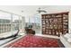 Home office with built-in bookcase and city views at 540 N Tamiami Trl # 1204, Sarasota, FL 34236