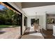 Bright dining area with sliding glass doors leading to the backyard at 5505 Pheasant Ln, Bradenton, FL 34209