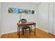 Charming home office with a view and hardwood floors at 1214 Sea Plume Way, Sarasota, FL 34242