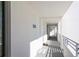 Bright condo hallway with modern finishes at 1709 N Tamiami Trl # 215, Sarasota, FL 34234