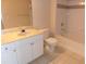 Clean bathroom with bathtub, toilet, and vanity at 210 3Rd W St # 8202, Bradenton, FL 34205