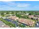 Aerial view of community showing multiple condo buildings and green space at 2347 Beneva Ter # 2251, Sarasota, FL 34232