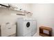 Laundry room with washer, dryer and utility sink at 24181 Green Heron Dr # 84, Punta Gorda, FL 33980