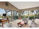 Living room has gorgeous waterfront views from the large window at 3350 Old Oak Dr, Sarasota, FL 34239