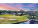 Community overview with houses surrounding a golf course at 4419 Glebe Farm Rd # 149, Sarasota, FL 34235