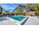 Community pool with ample deck space for lounging at 4419 Glebe Farm Rd # 149, Sarasota, FL 34235