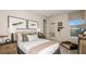 Cozy bedroom with a charming window seat and built-in rod at 6912 Prairie Oak Way, Nokomis, FL 34275