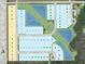 Community overview featuring various home sites and lakes at 6949 Prairie Oak Way, Nokomis, FL 34275