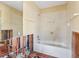 Renovation bathroom with tiled floor and bathtub at 1221 S Basin Ln, Sarasota, FL 34242
