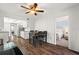 Open concept dining area with kitchen and bedroom views at 305 30Th W Ave # A208, Bradenton, FL 34205