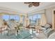 Spacious living room with water views and comfortable seating at 35 Watergate Dr # 801, Sarasota, FL 34236