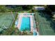 Community pool and tennis courts at 4445 46Th W Ave, Bradenton, FL 34210