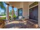 Inviting front porch with seating area at 504 Mast Dr, Bradenton, FL 34208