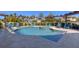 Resort-style pool and spa with pergola and patio at 504 Mast Dr, Bradenton, FL 34208