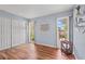 Spacious bedroom with hard wood floors and ample natural light at 5111 26Th St. Ct, W # 53, Bradenton, FL 34207