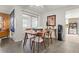 Charming dining area with modern furniture and decor, perfect for Gathering meals and gatherings at 5111 26Th St. Ct, W # 53, Bradenton, FL 34207