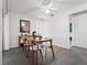 Bright dining room with a wooden table and four chairs at 5111 26Th St. Ct, W # 53, Bradenton, FL 34207