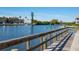 Wooden dock with access to the waterway at 9122 Midnight Pass Rd # 33, Sarasota, FL 34242