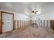 Unfinished dining room with exposed walls and flooring at 1005 Hines Ave, Sarasota, FL 34237