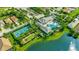 Community amenities including pool and tennis courts at 13126 Indigo Way, Bradenton, FL 34211