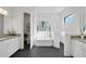Spa-like bathroom with soaking tub and walk-in shower at 13126 Indigo Way, Bradenton, FL 34211