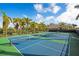 Two well-maintained pickleball courts at 13126 Indigo Way, Bradenton, FL 34211