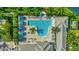 Relaxing community pool with plenty of lounge chairs at 13126 Indigo Way, Bradenton, FL 34211