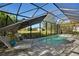 Enjoy this relaxing pool area with a screened enclosure at 13126 Indigo Way, Bradenton, FL 34211