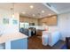 Modern kitchen with stainless steel appliances and white quartz countertops at 1709 N Tamiami Trl # 212, Sarasota, FL 34234