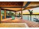 Serene balcony boasting sunset views over the water at 275 Lookout Point Dr, Osprey, FL 34229