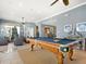 Community game room featuring a pool table and comfortable seating at 3450 77Th W St # 102, Bradenton, FL 34209