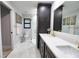 Bathroom with double vanity and a large shower at 3479 Knox Ter, Port Charlotte, FL 33948