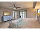 Spacious bedroom with sliding doors to pool at 3479 Knox Ter, Port Charlotte, FL 33948